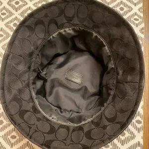 Coach Y2K Women\'s Black Monogram Bucket Hat Coach | Accessories | Black Coach Signature Black Bucket Hat  main image 4